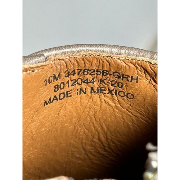 Frye Women's Leather Carson Piping Bootie in Graphite - Sz 10 M - PreOwned - Picture 11 of 13